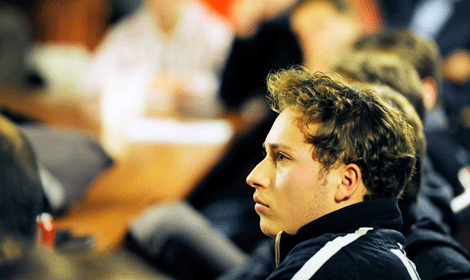 Cursist luisterd naar presentatie
