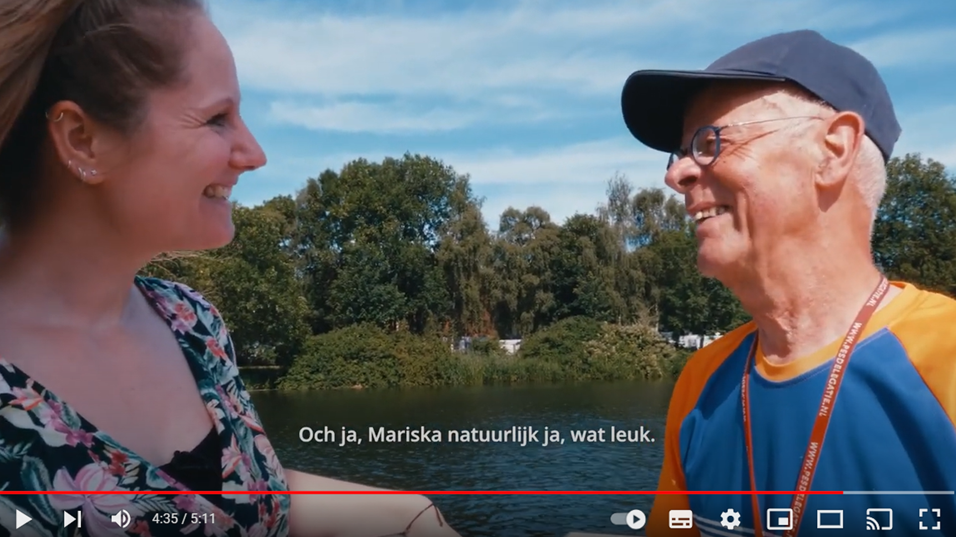 Bedankvideo van Mariska en vroegere leraar