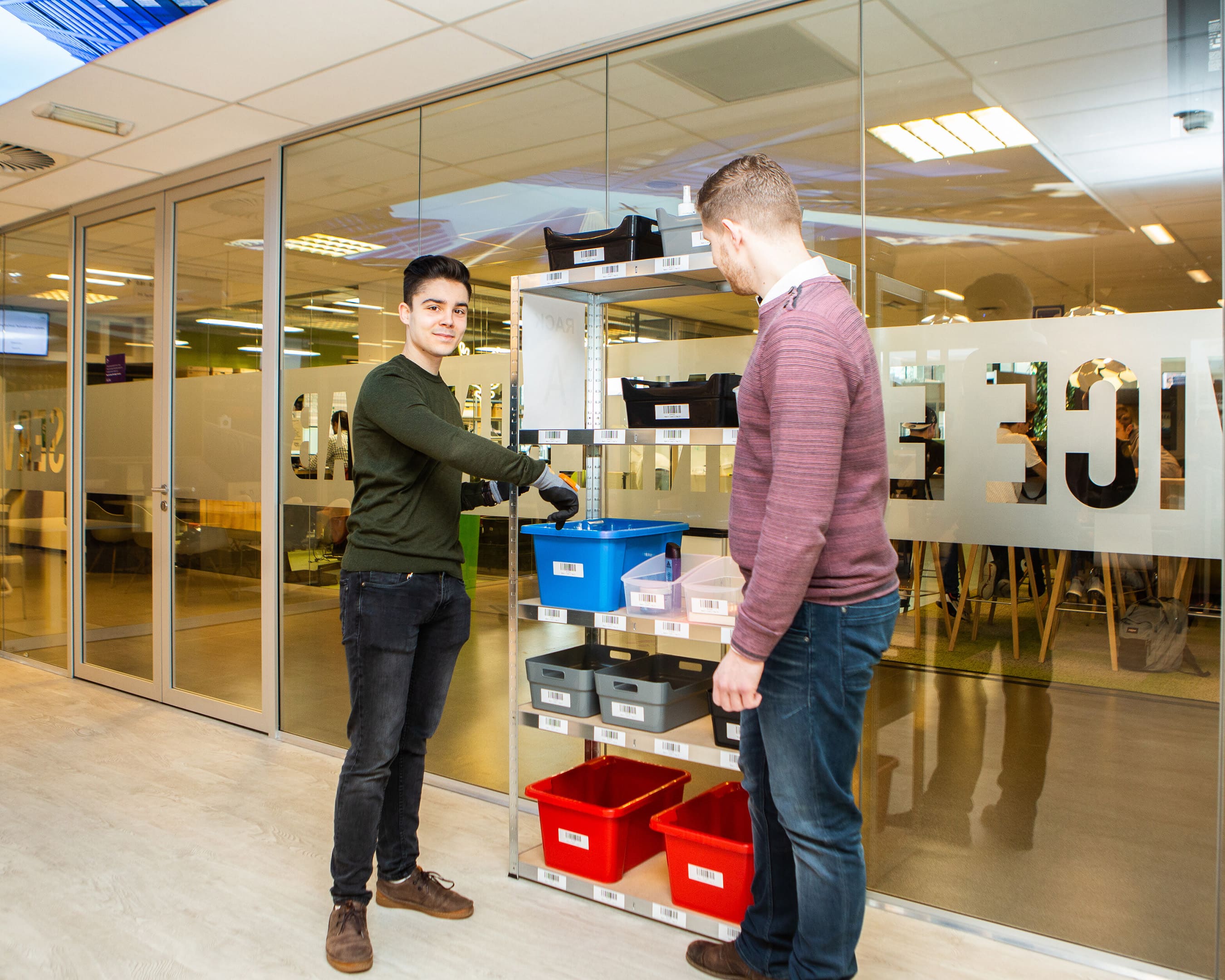 Studenten opleiding Logistics Management