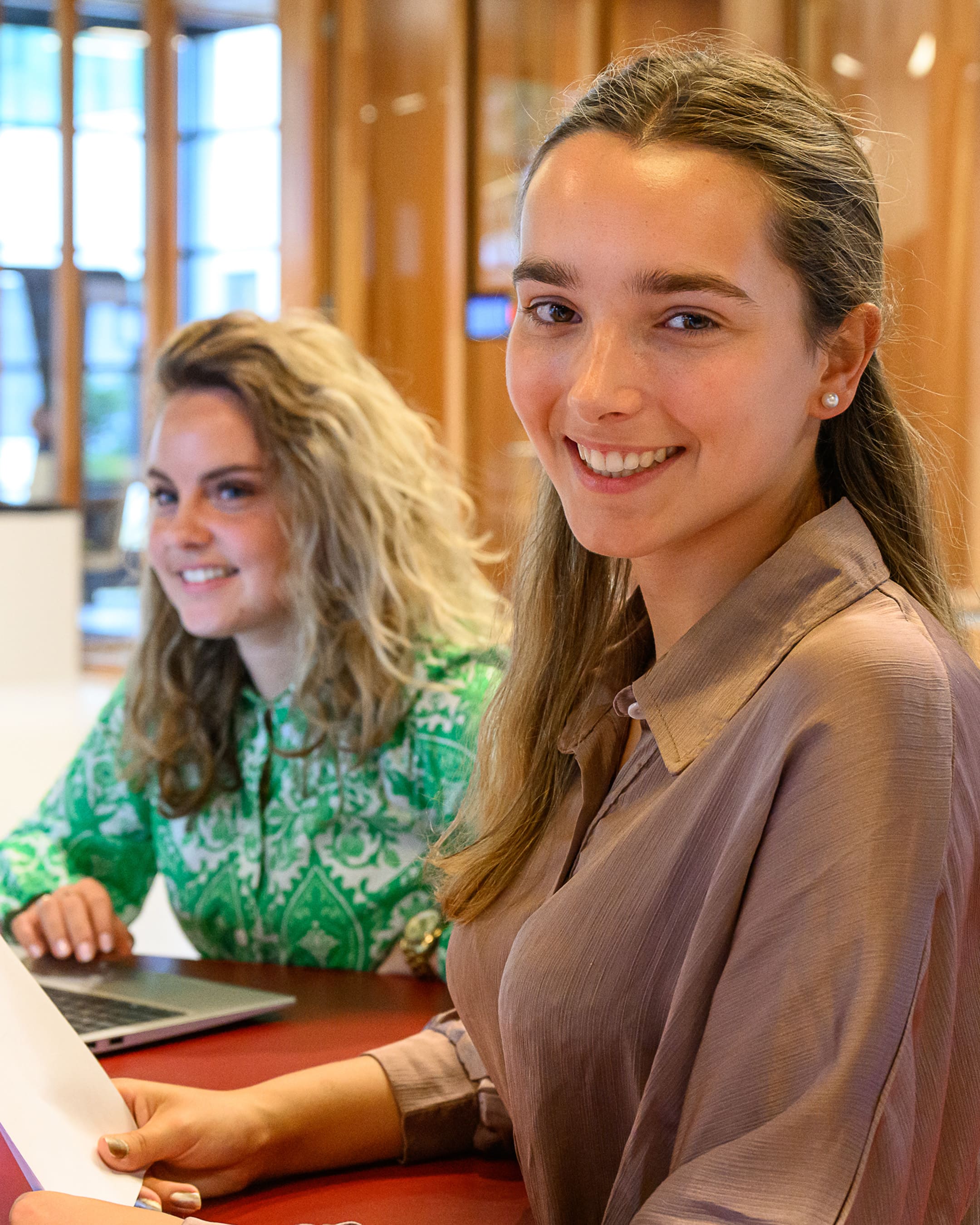 Studenten van de opleiding Accountancy