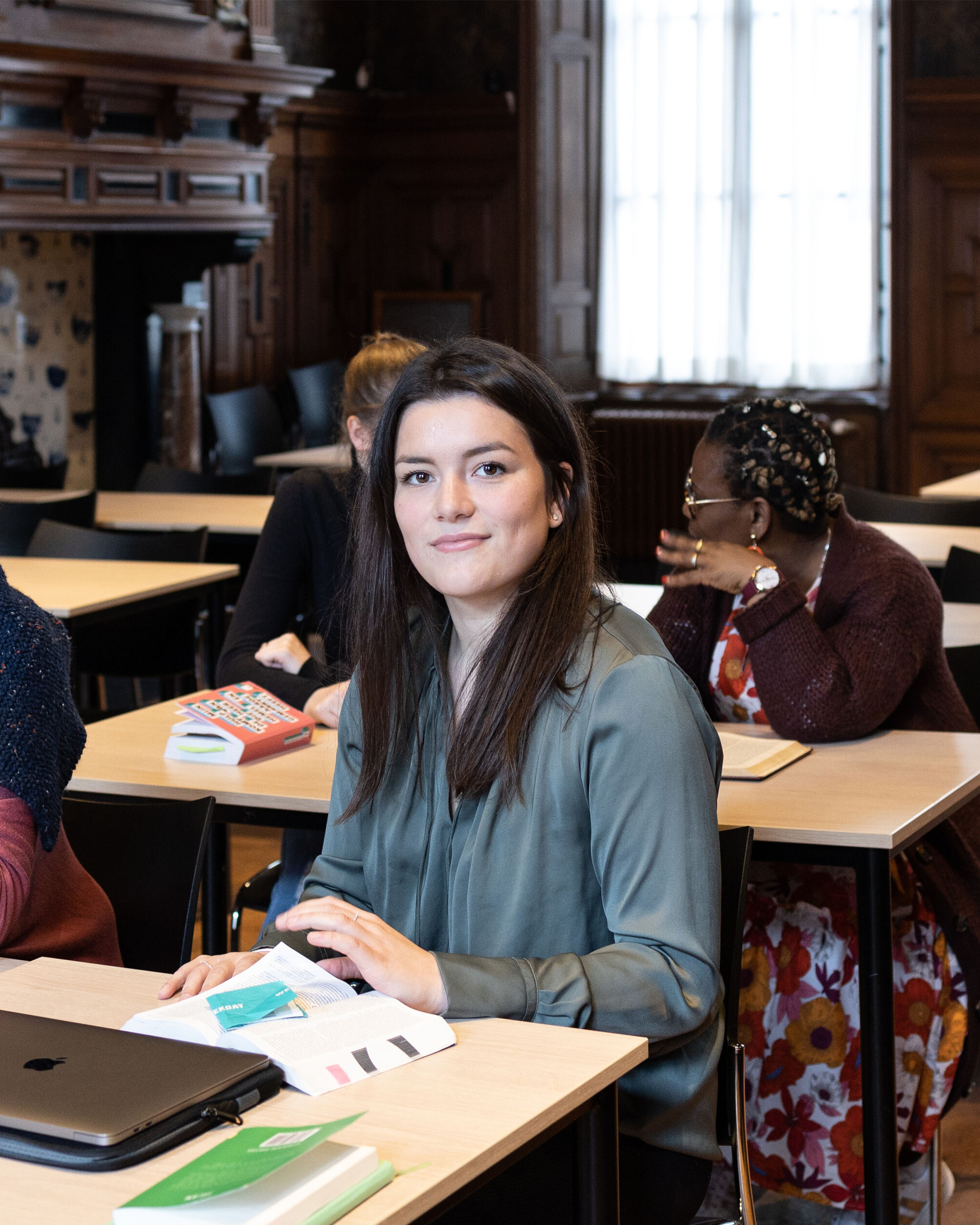 Student van de deeltijdopleiding theologie