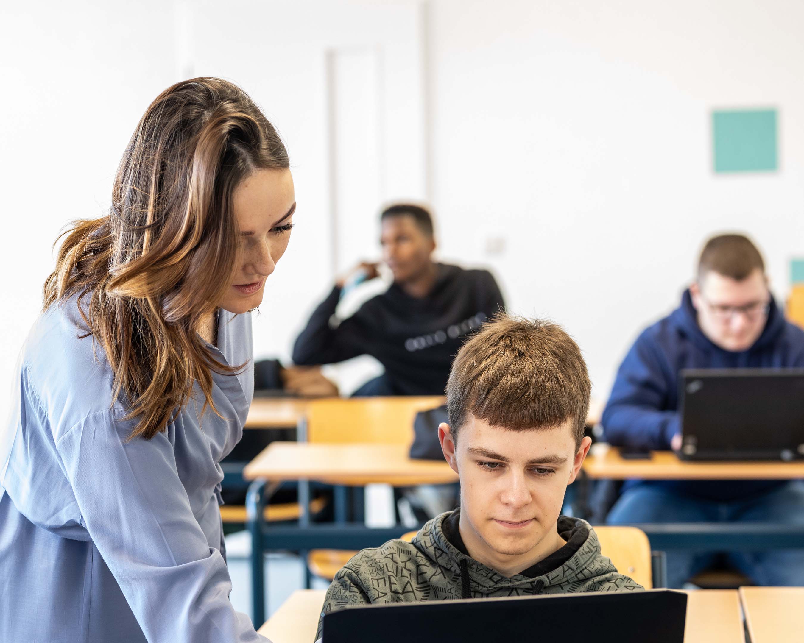 Docent Nederlands in de klas