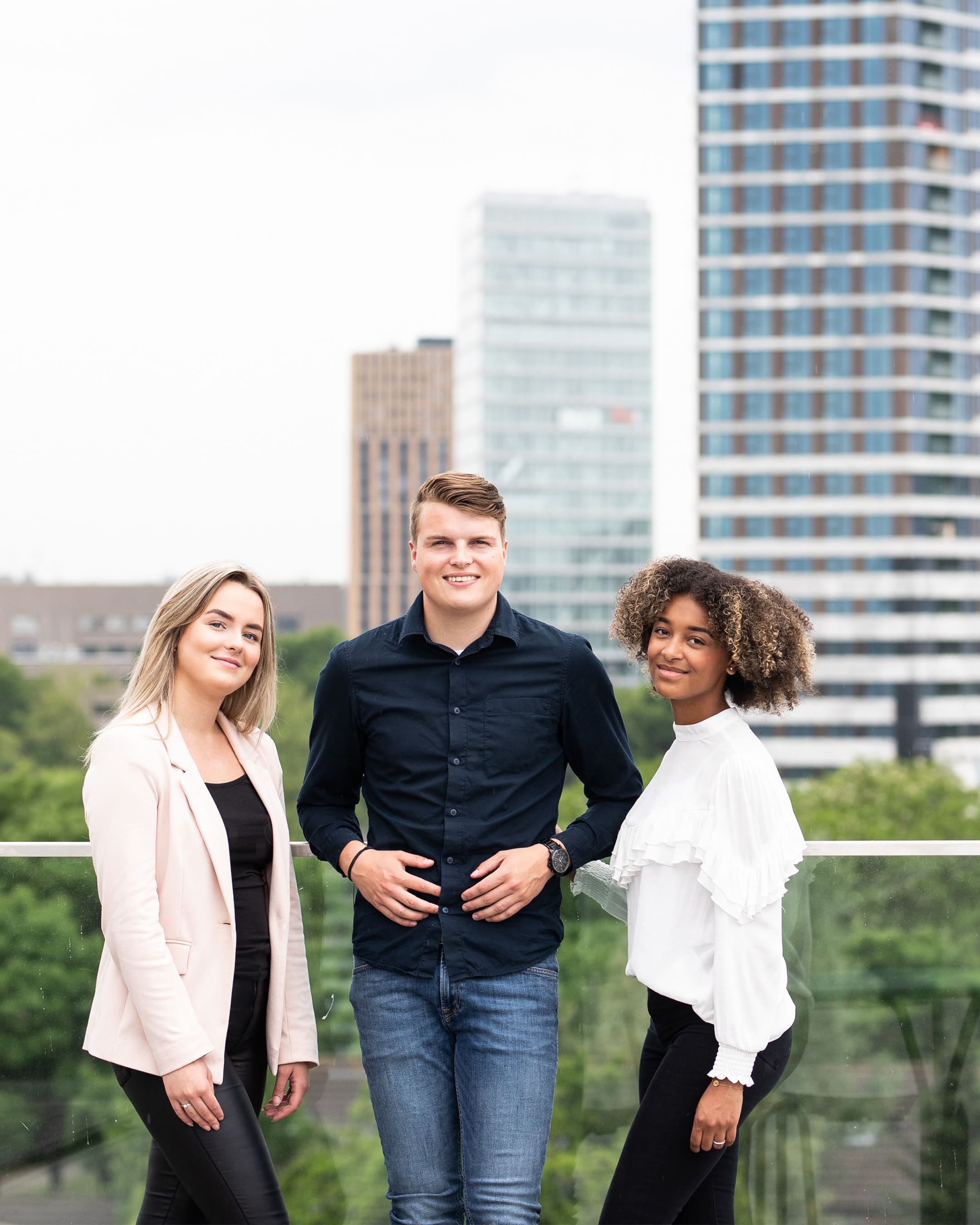 Studenten van de opleiding Vastgoedkunde