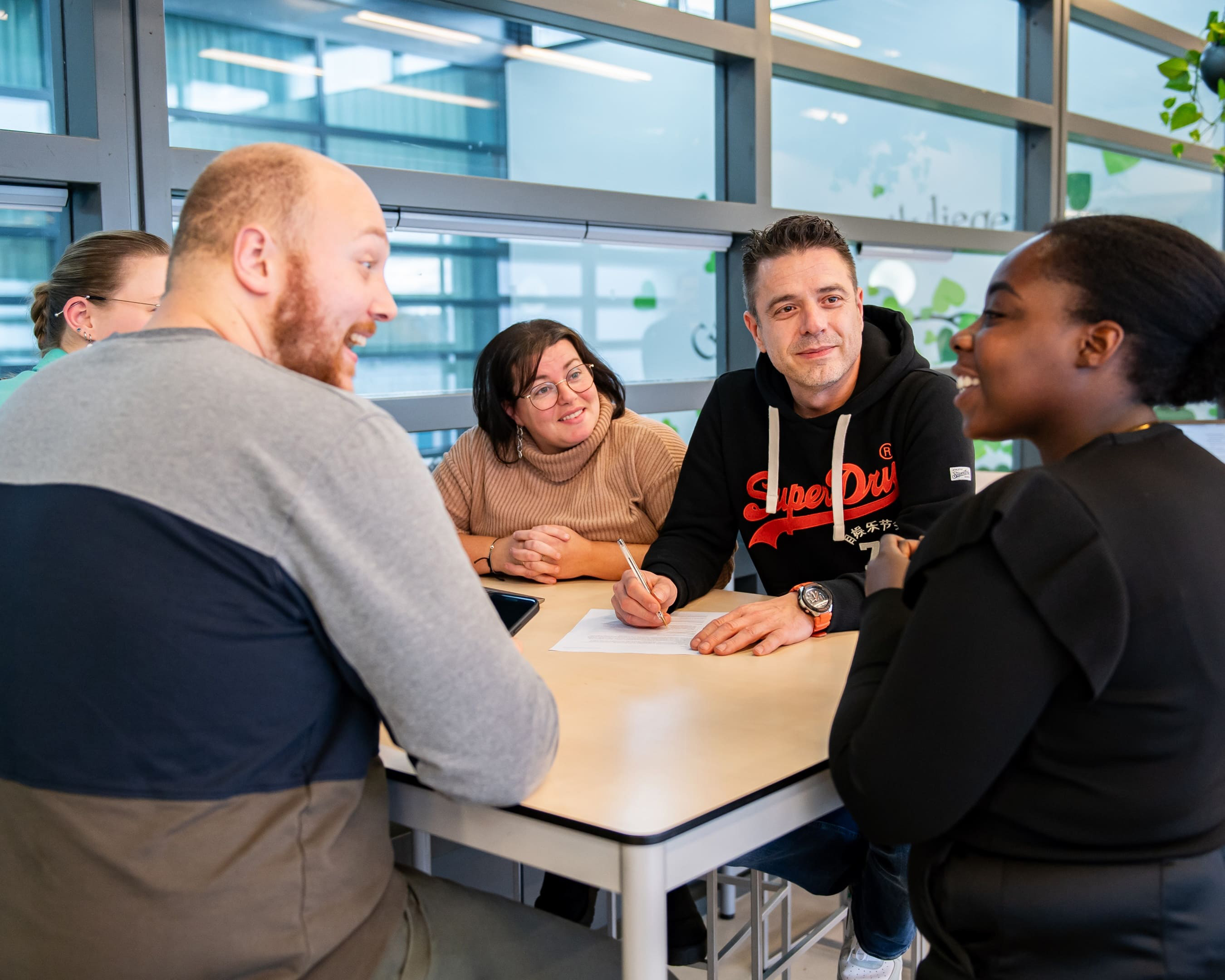 Studenten Master Leren Innoveren in overleg