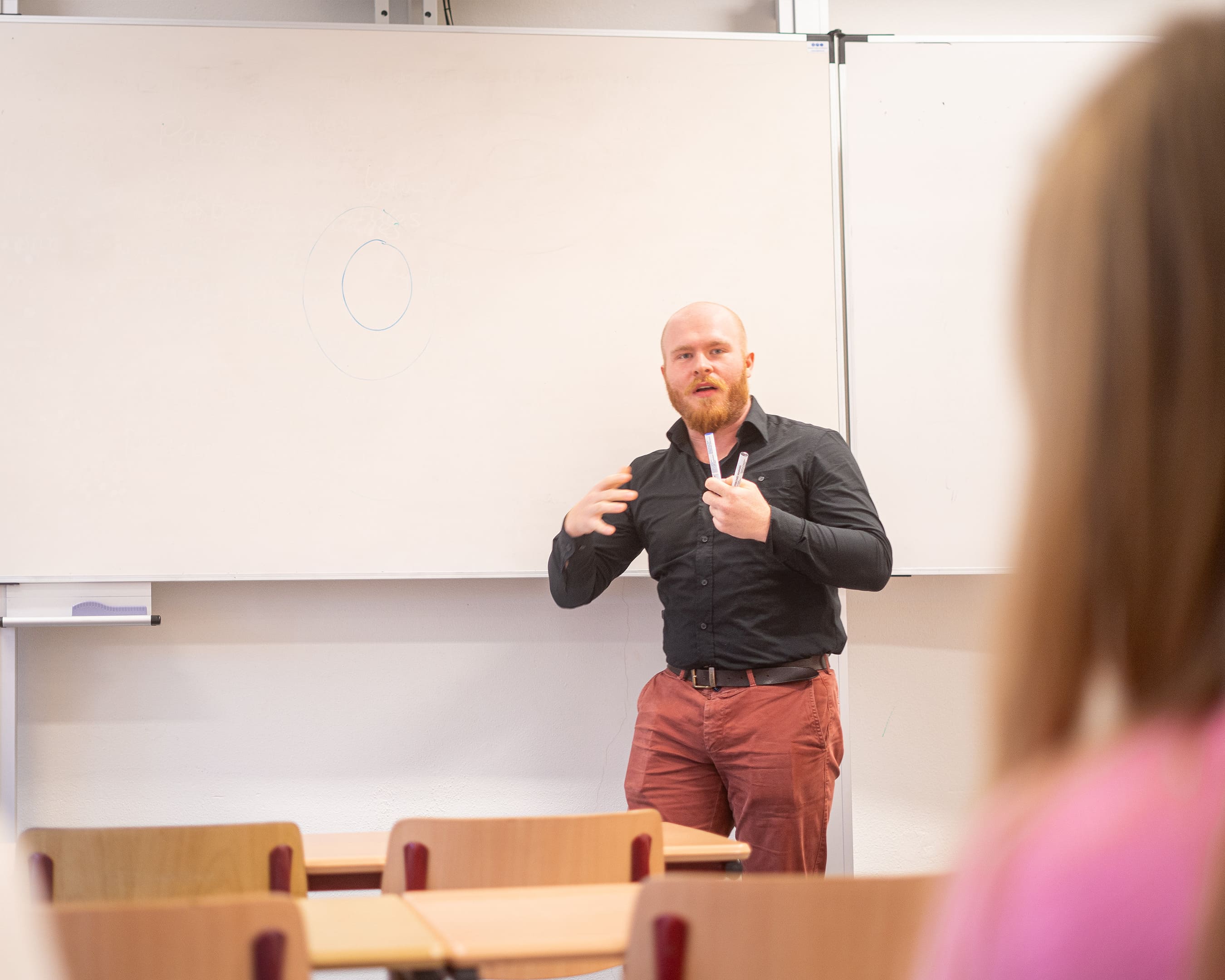 Studenten van de masteropleiding Leraar Geschiedenis voor de klas in de bovenbouw