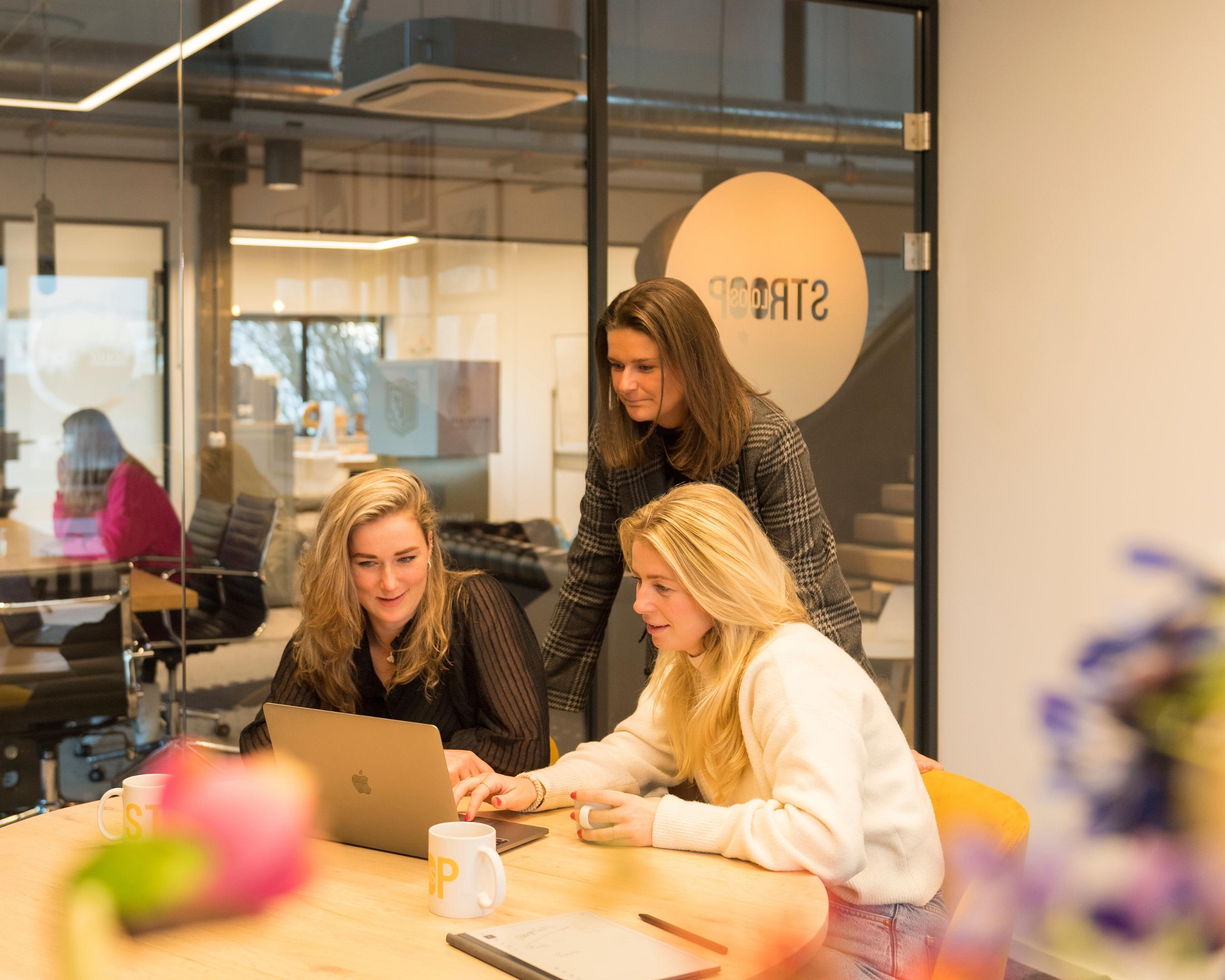 Communicatie studenten aan het werk