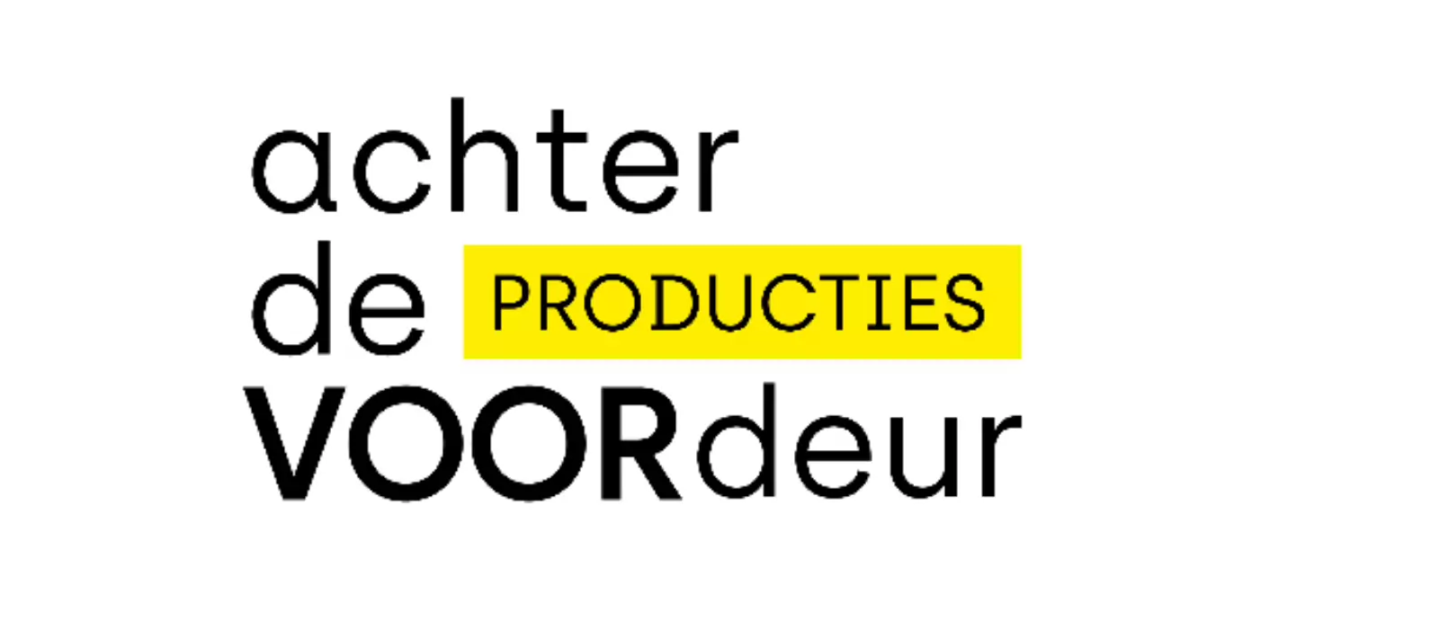 Logo - Achter de voordeur producties