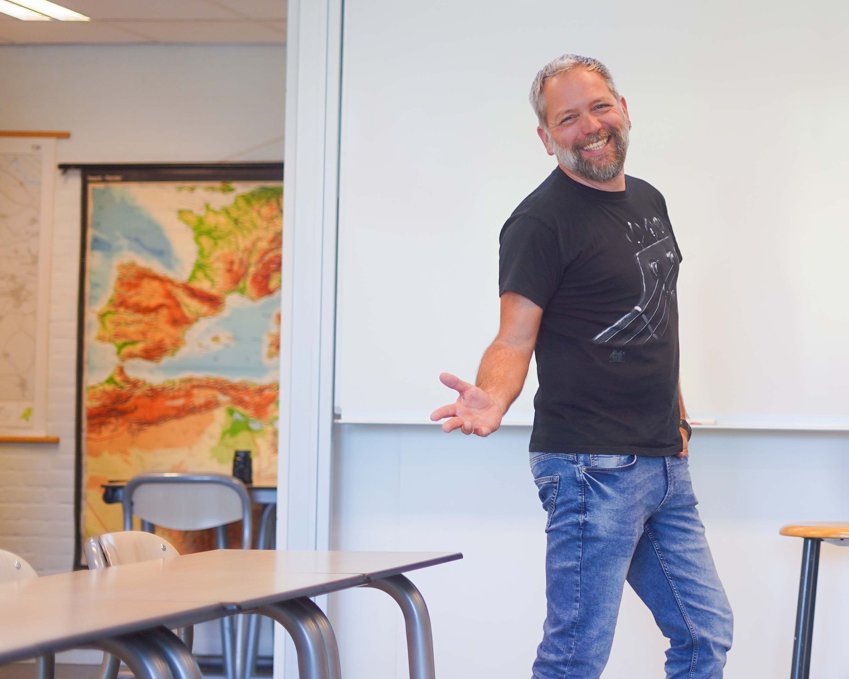 Docent Spaans voor de klas