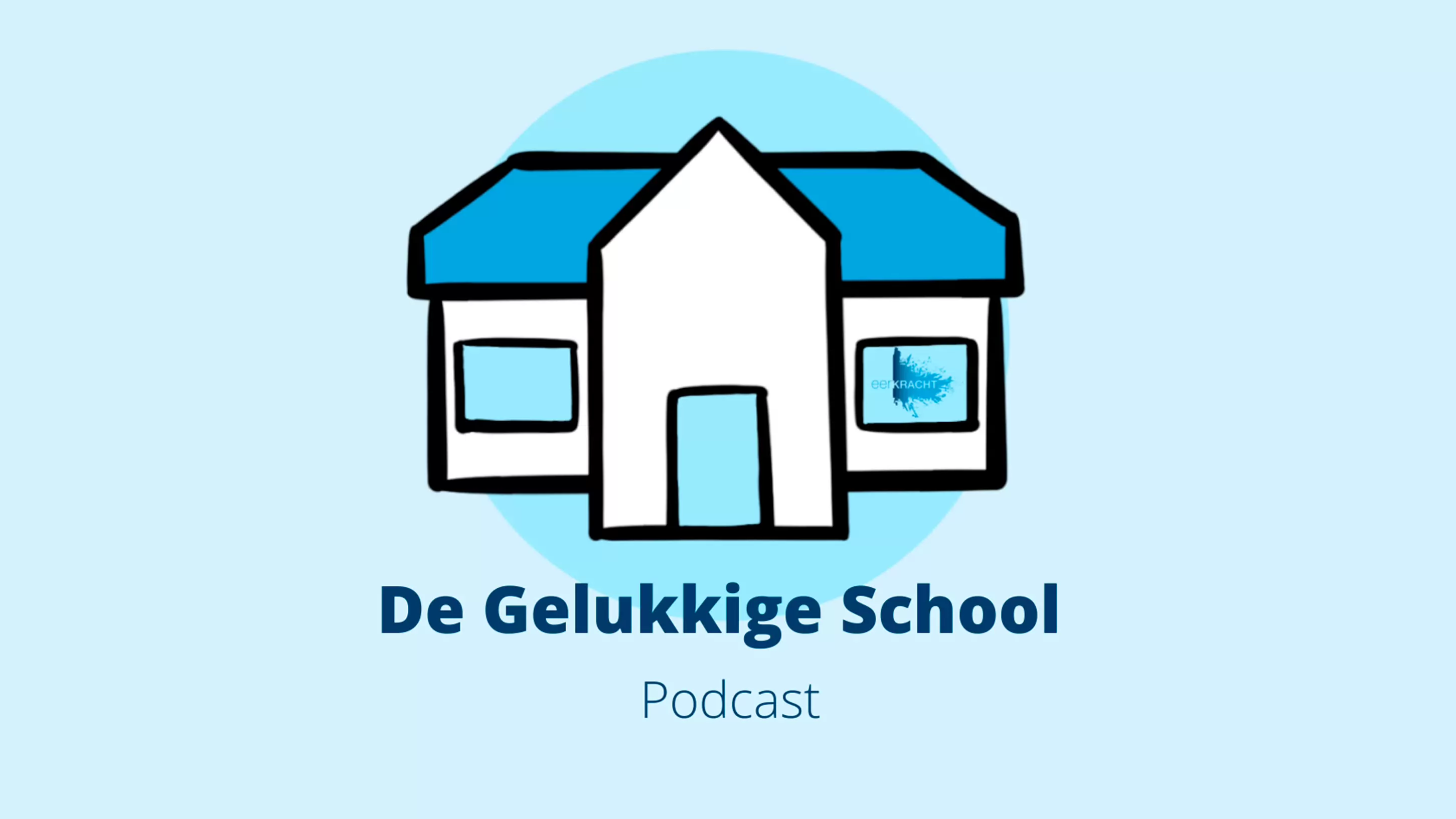 Logo podcast De Gelukkige School