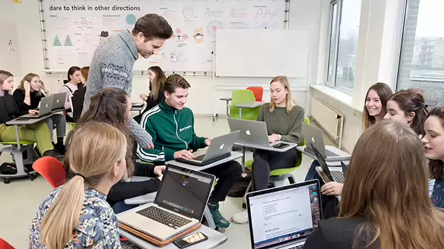 Students in classroom