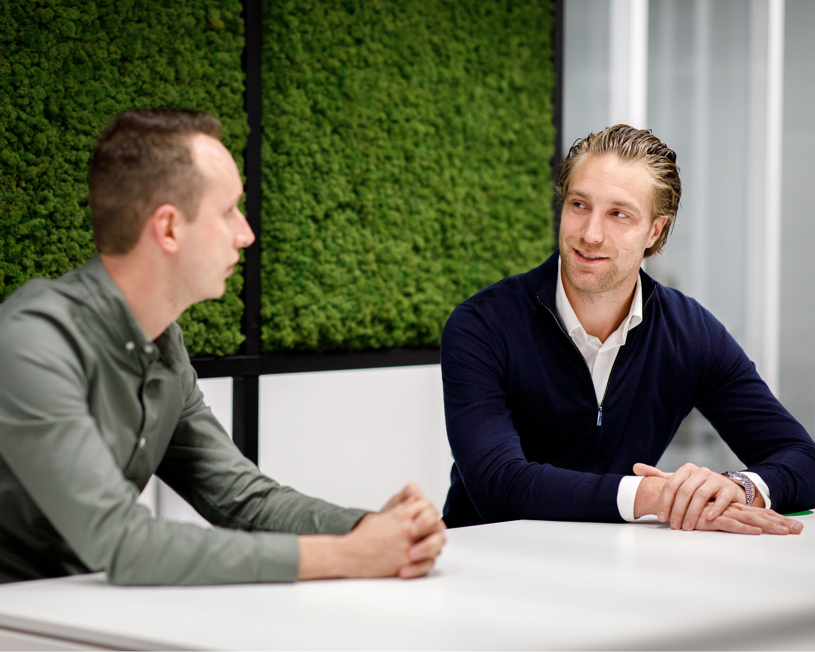 Deeltijd student Technische Bedrijfskunde met docent Mark Lemmen  