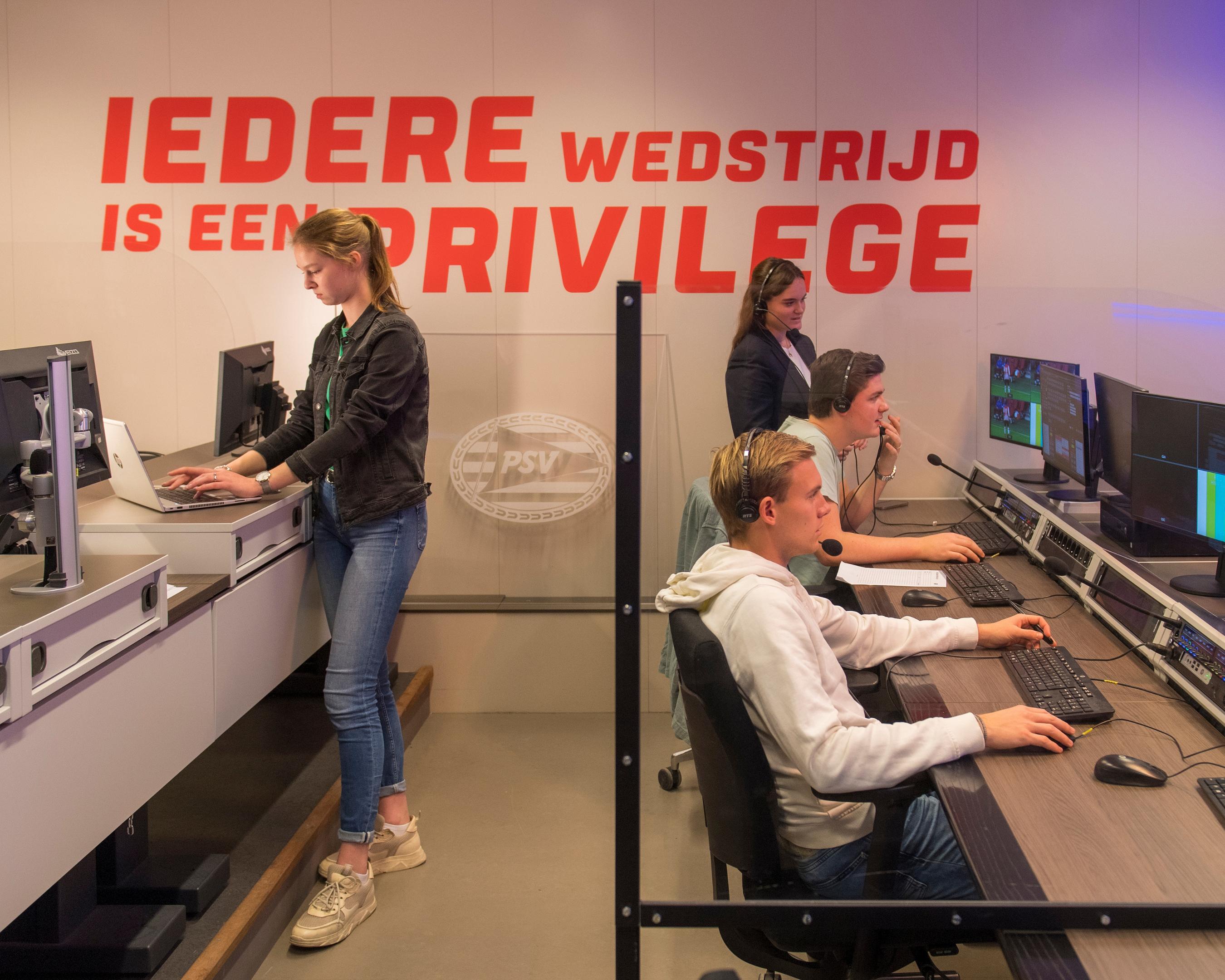 Studenten SPECO Sportcommunicatie jaar 2