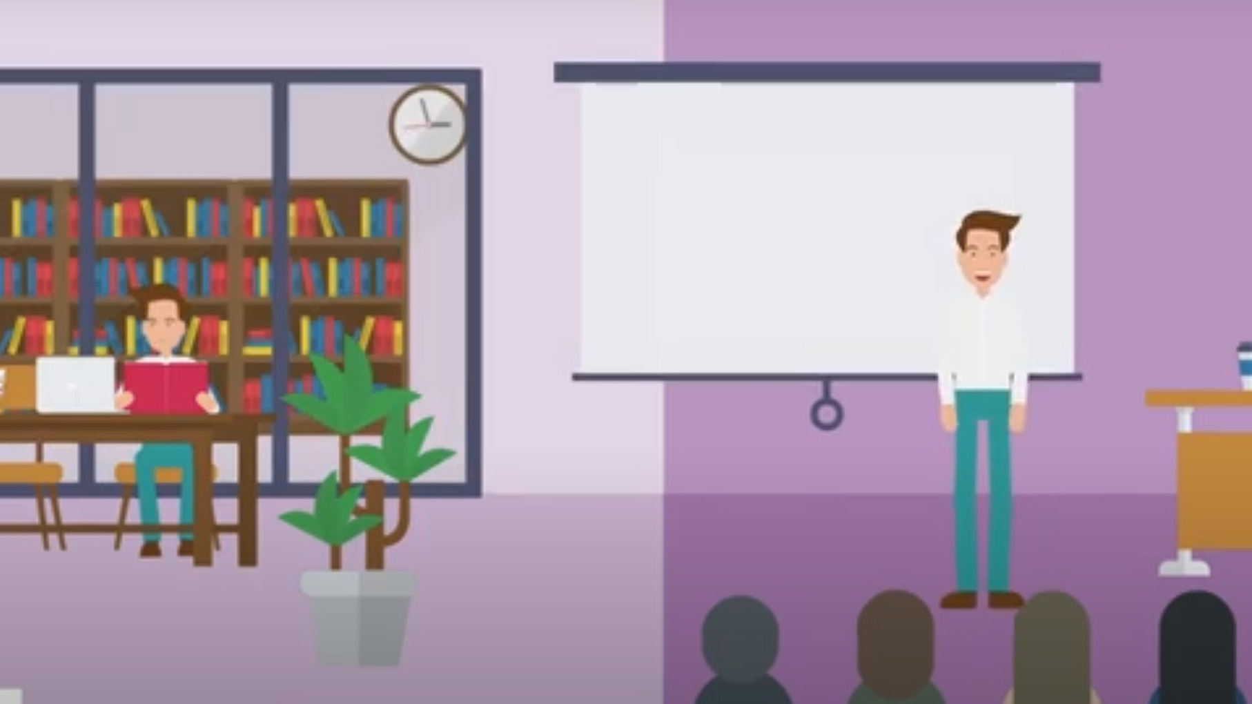 Printscreen animatievideo onderwijsmodel Fontys Educatie