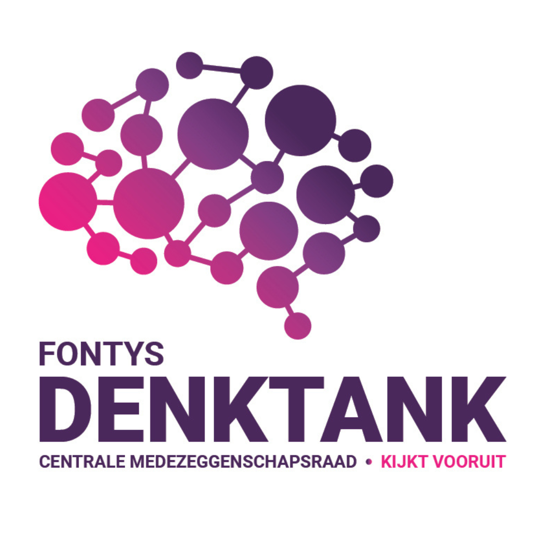 Dit is een foto van het logo van Fontys Denktank