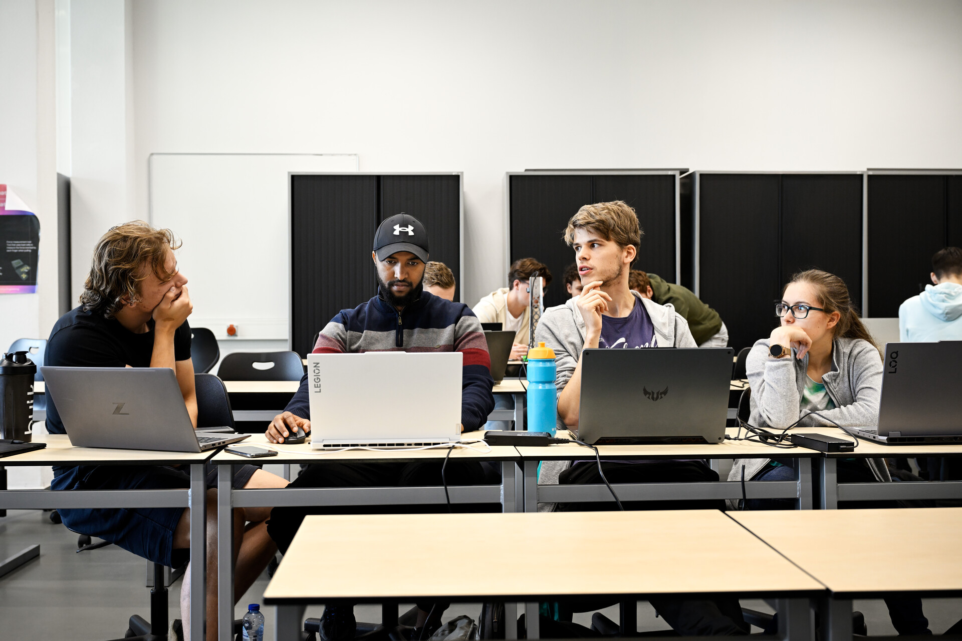 Studenten aan het studeren 