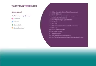 De Talentscan Toolbox Lectotaat  Dynamische Talentinterventies