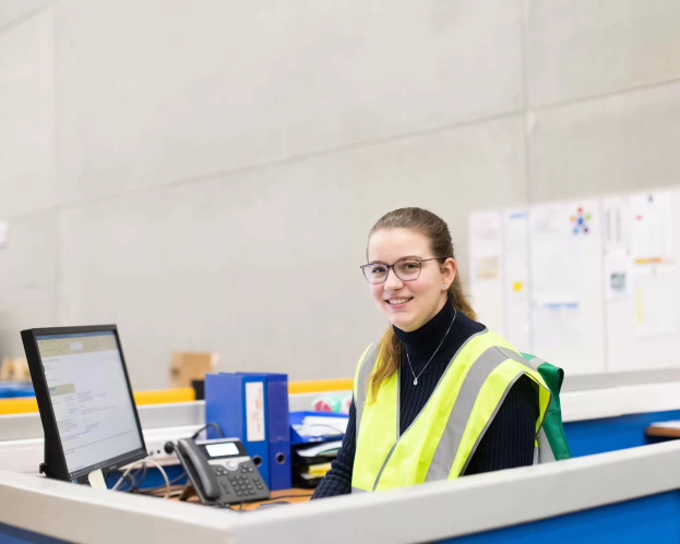 Student van de opleiding Logistics Management