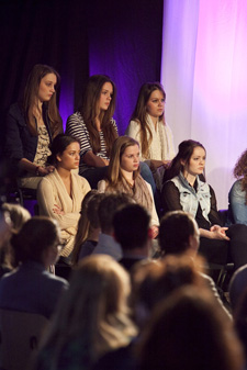 Studenten tijdens een webinar